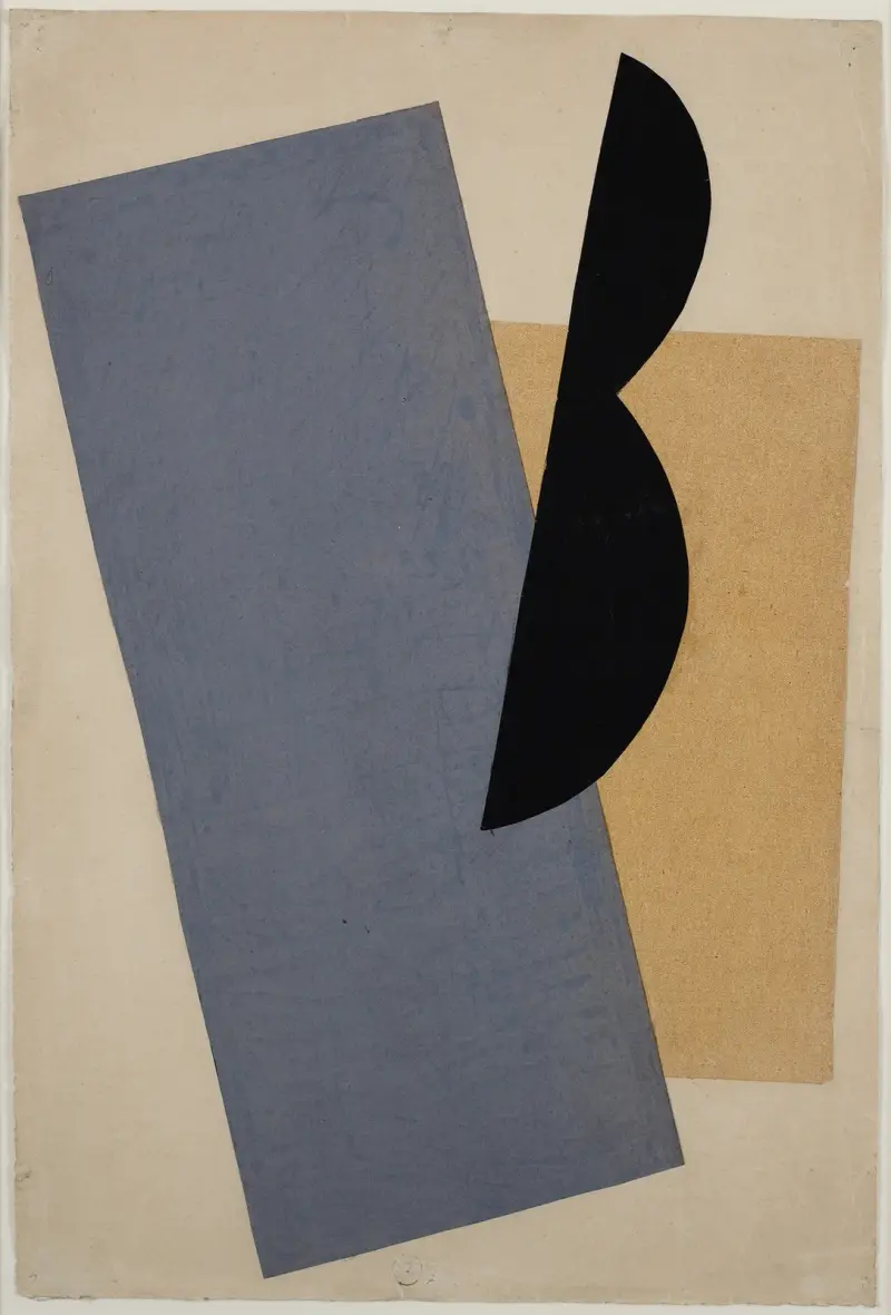 Komposition (Blau-Gelb-Schwarz) von El Lissitzky