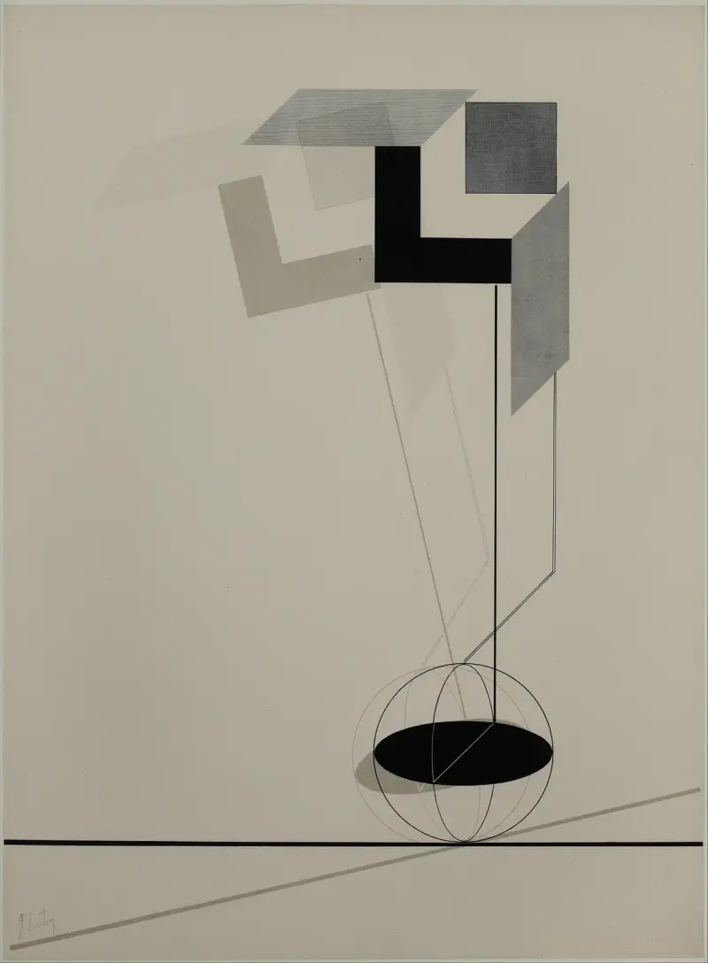 Kestnermappe Proun, Rob. Levnis and Chapman GmbH Hannover #2 av El Lissitzky
