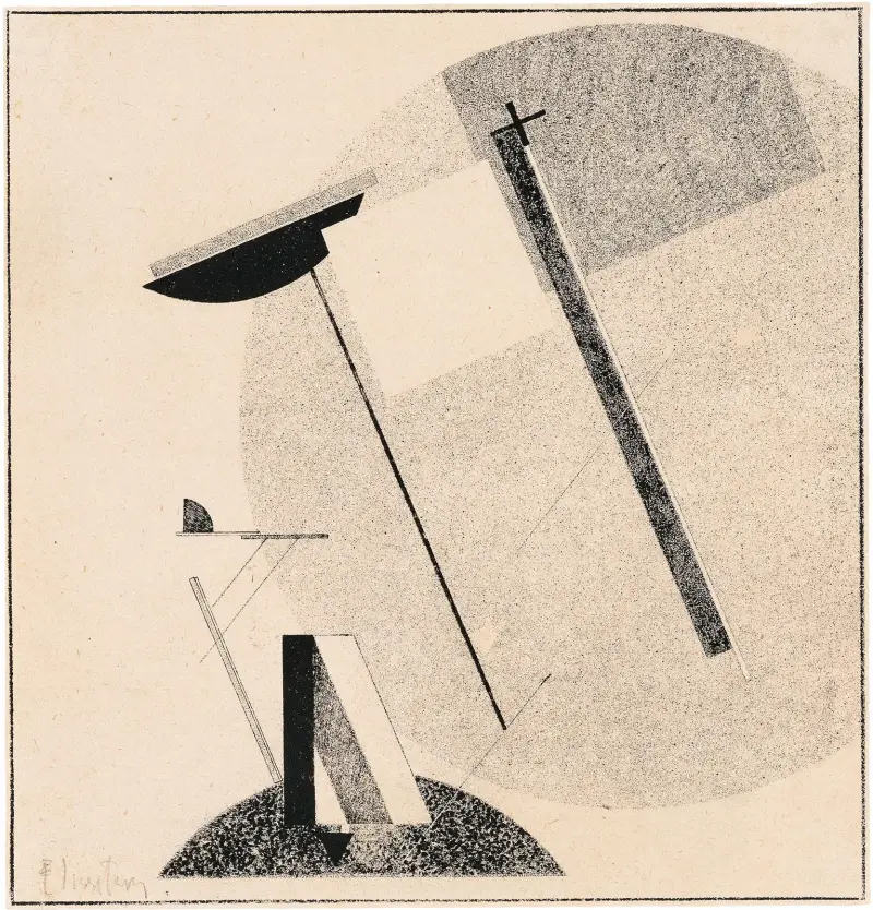 Proun 3A av El Lissitzky