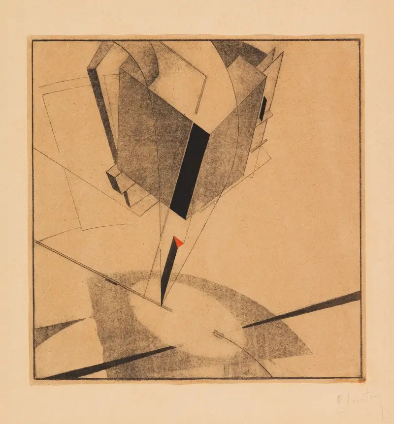 Proun 5A av El Lissitzky