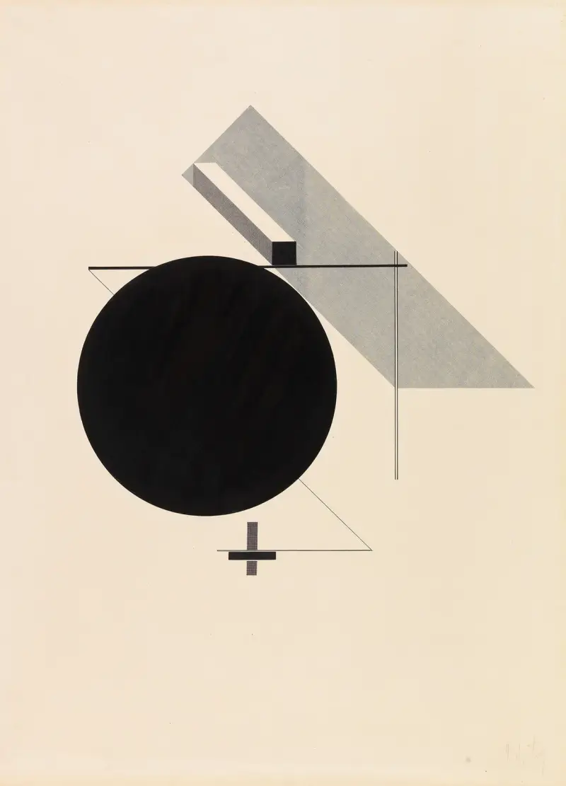 Proun IV – Blatt 4 der I. Kestnermappe, Proun av El Lissitzky