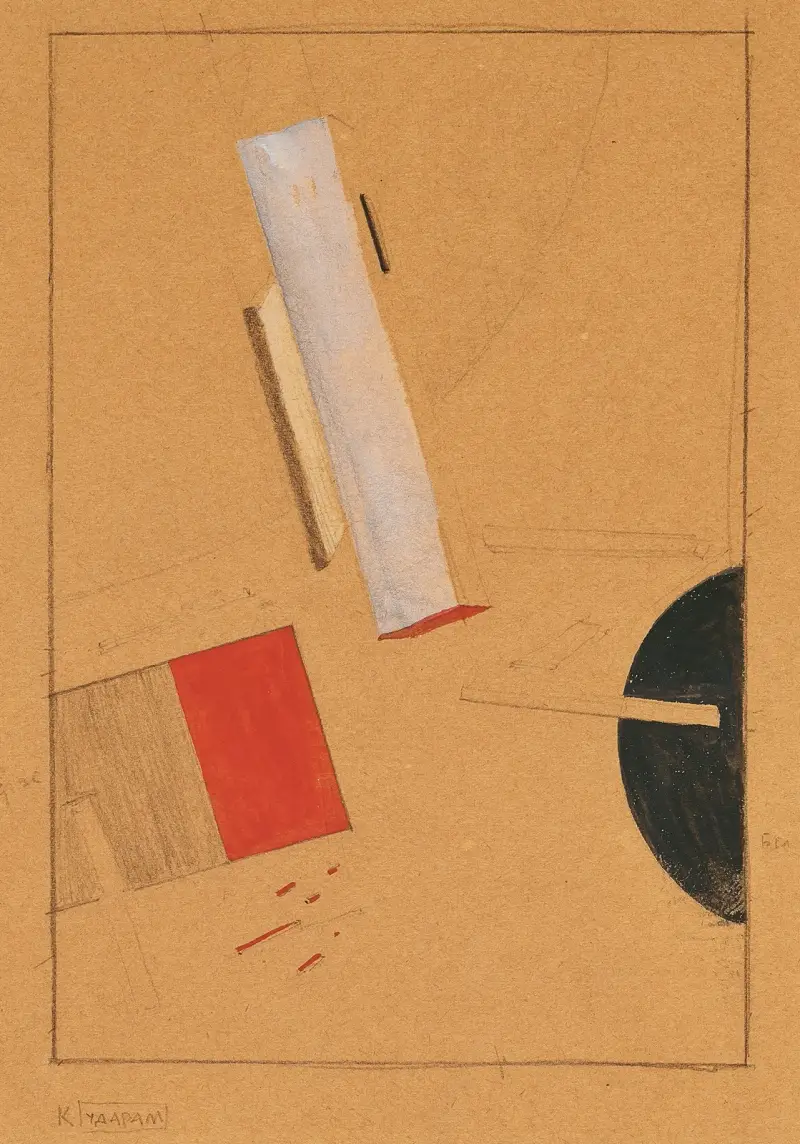 Proun-studie av El Lissitzky