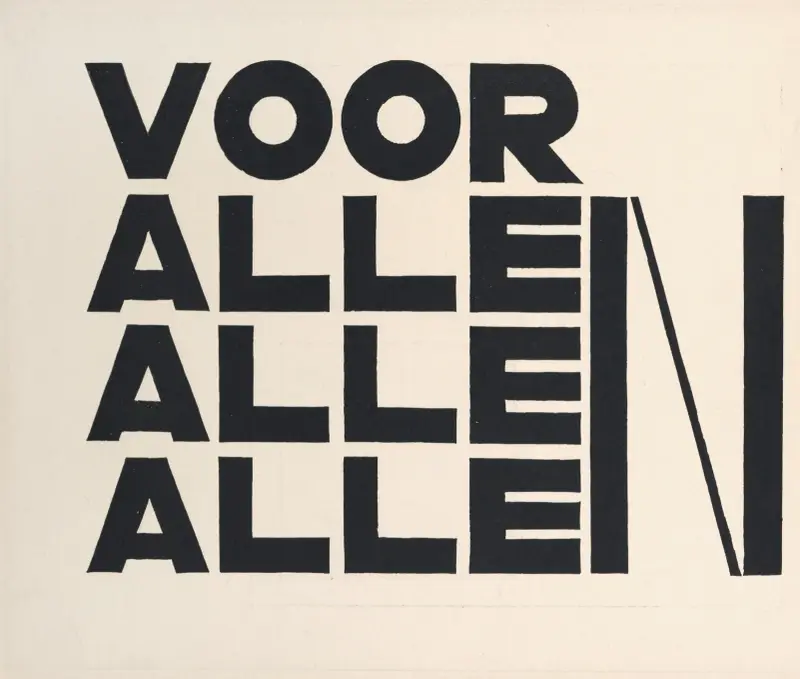 Suprematischer Aufbau zweier Quadrate in sechs Konstruktionen, Pl. 3 von El Lissitzky