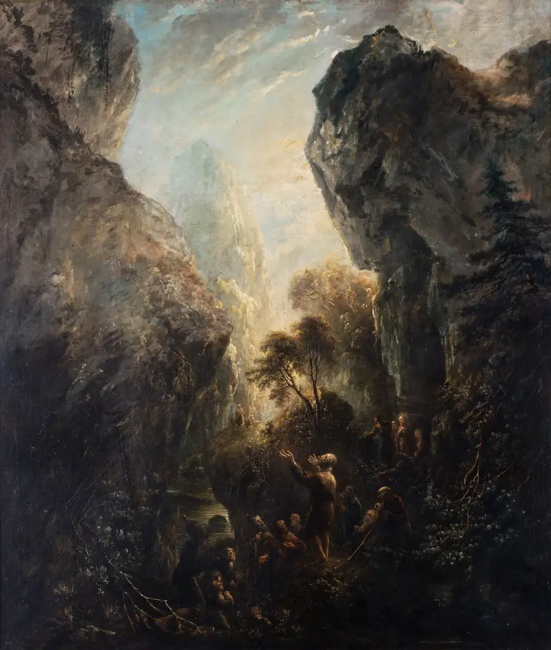 Jan Chrzciciel nauczający, Elias Martin