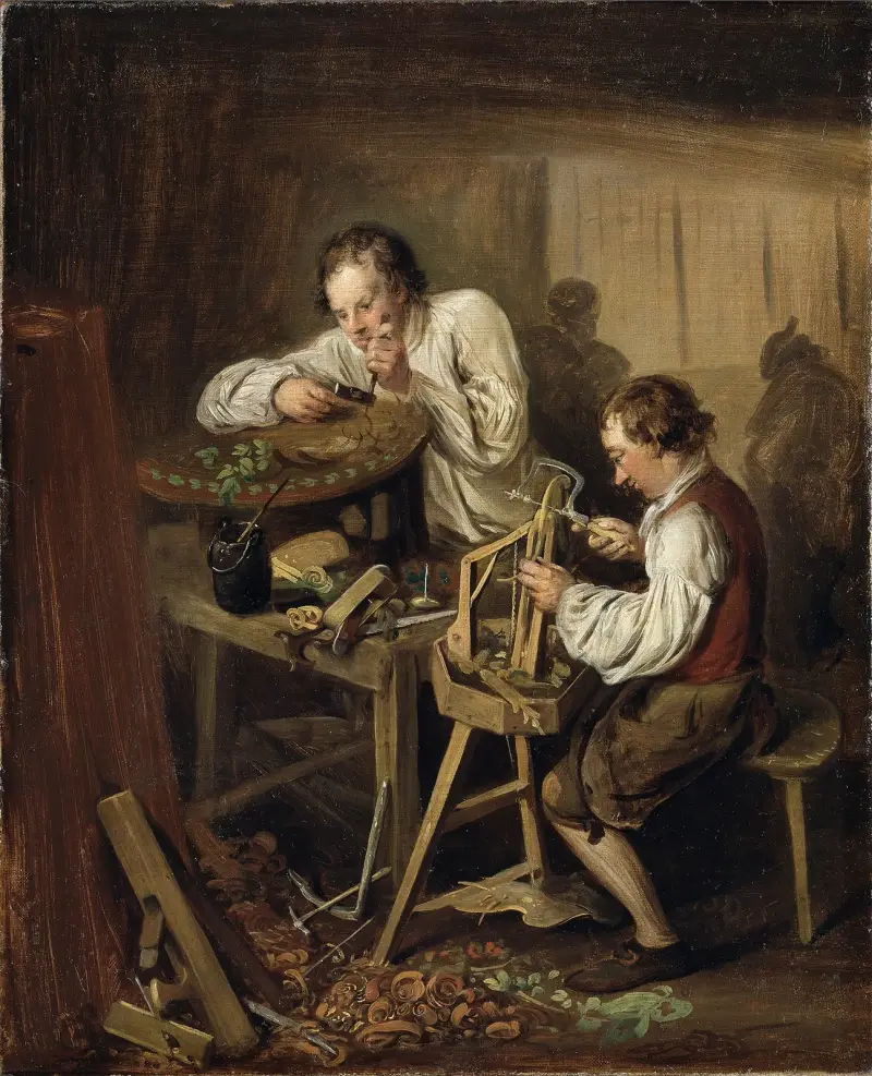 Die Ebonisten (von 1768 bis 1780) von Elias Martin