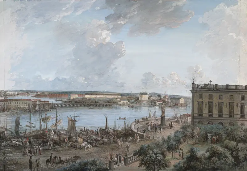 Vy över Stockholm II av Elias Martin