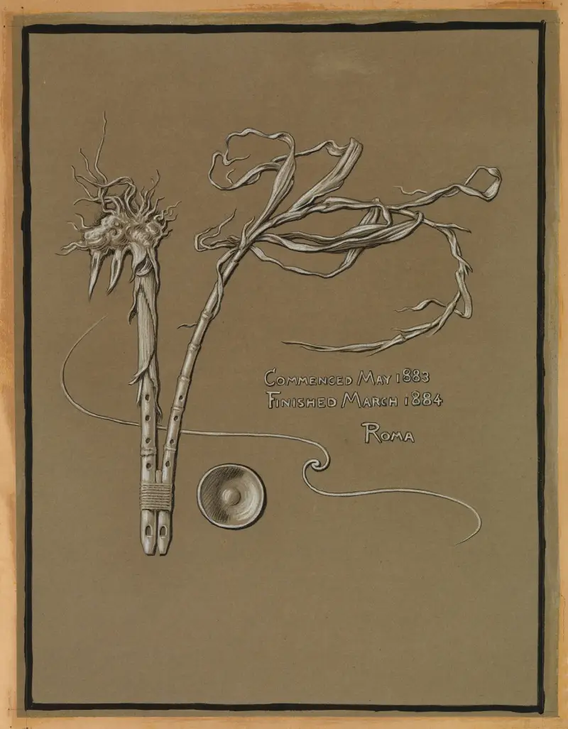 Artist’s Signature av Elihu Vedder
