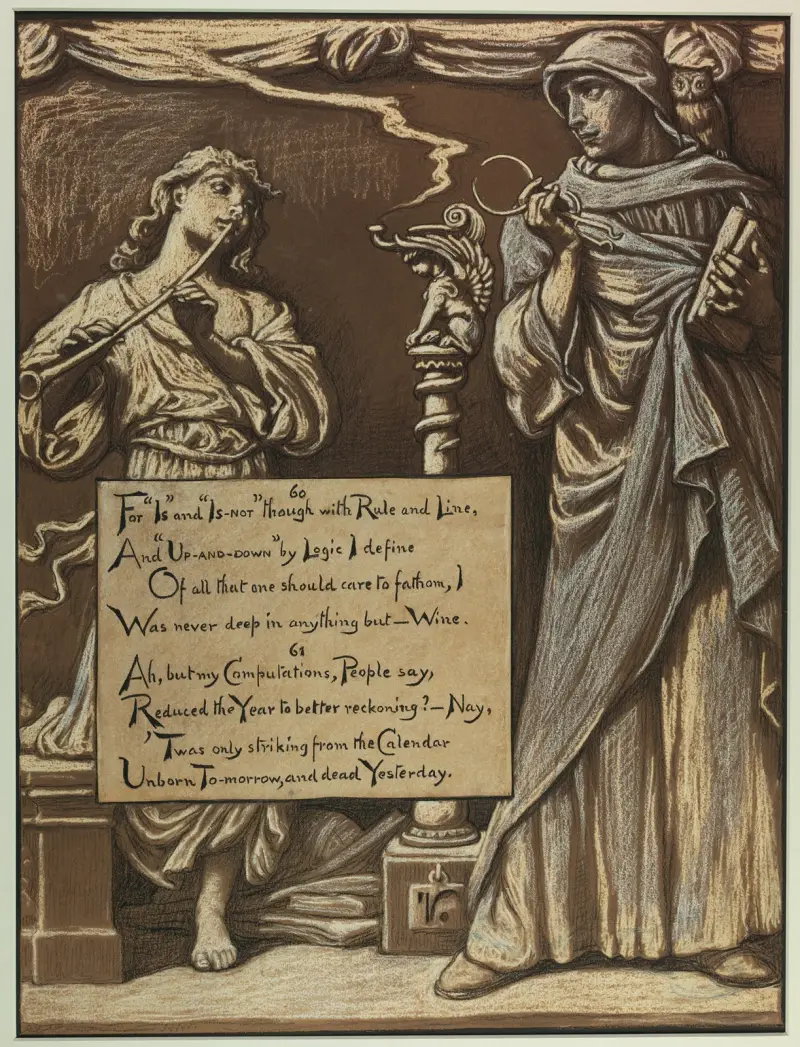 The Divorce of Reason av Elihu Vedder