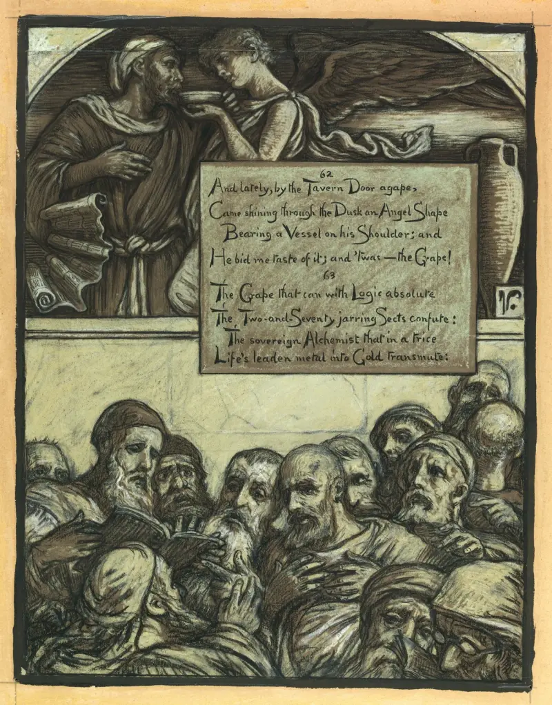The Jarring Sects, Elihu Vedder