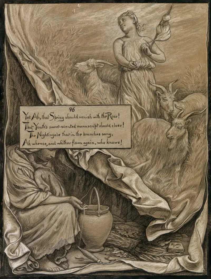 Youth and Age av Elihu Vedder
