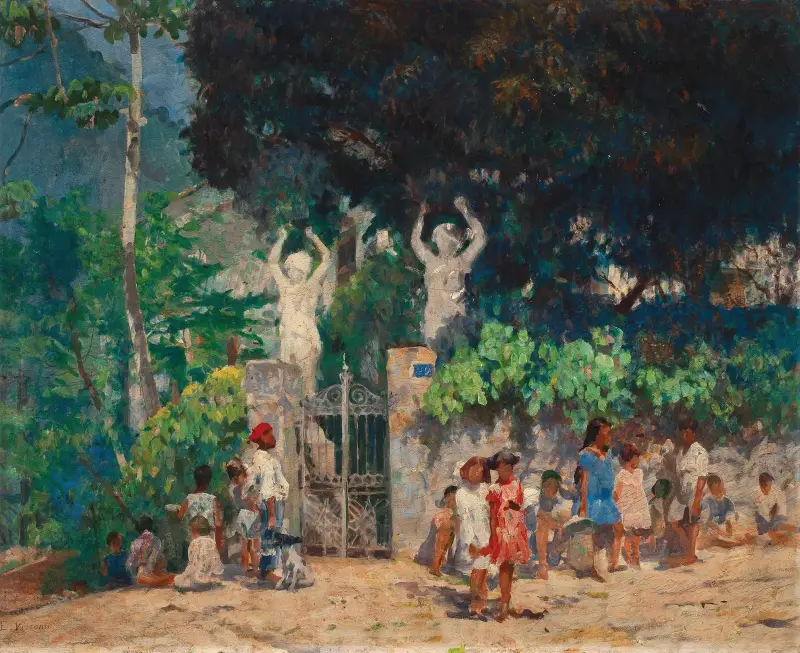 A caminho da escola av Eliseu Visconti