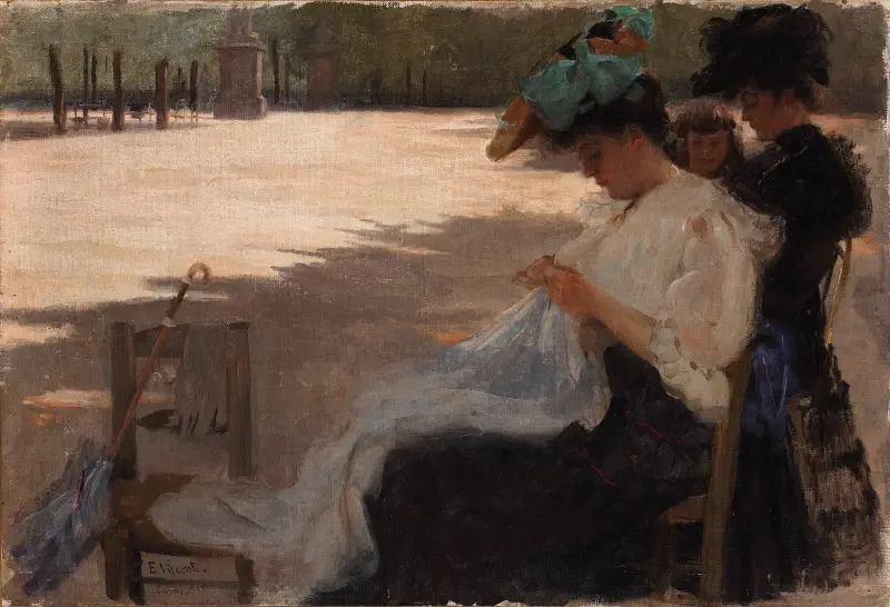 Luxemburgträdgården av Eliseu Visconti