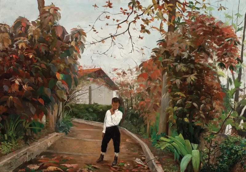 Menino na ladeira av Eliseu Visconti