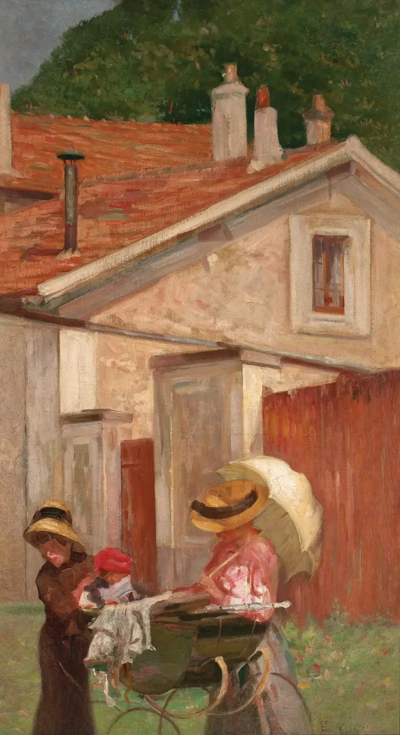 Meine Familie in Saint-Hubert von Eliseu Visconti
