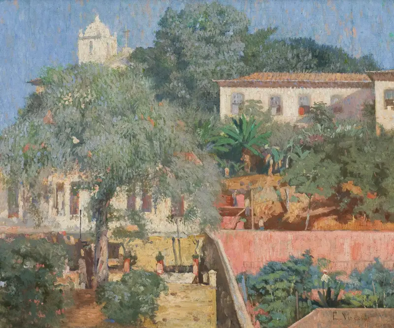 Landskap från Santa Teresa av Eliseu Visconti