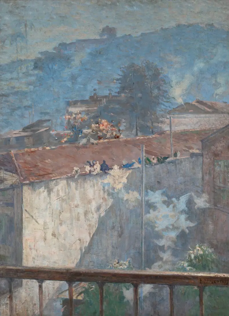Pombos do meu atelier av Eliseu Visconti