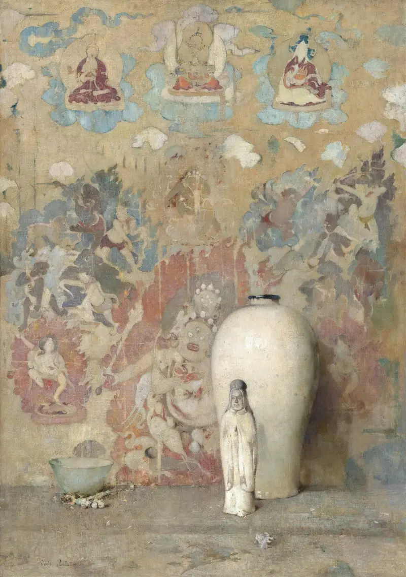 Das Bild aus Tibet von Emil Carlsen