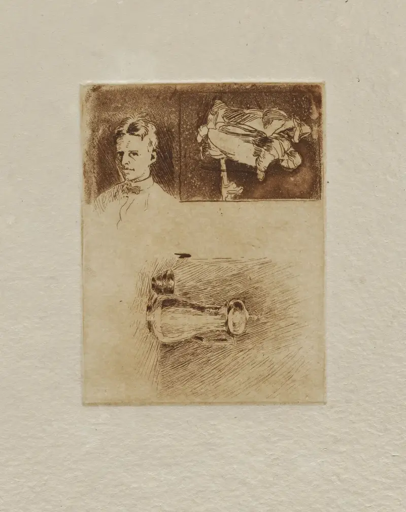 Drei Ateliers von Emil Carlsen
