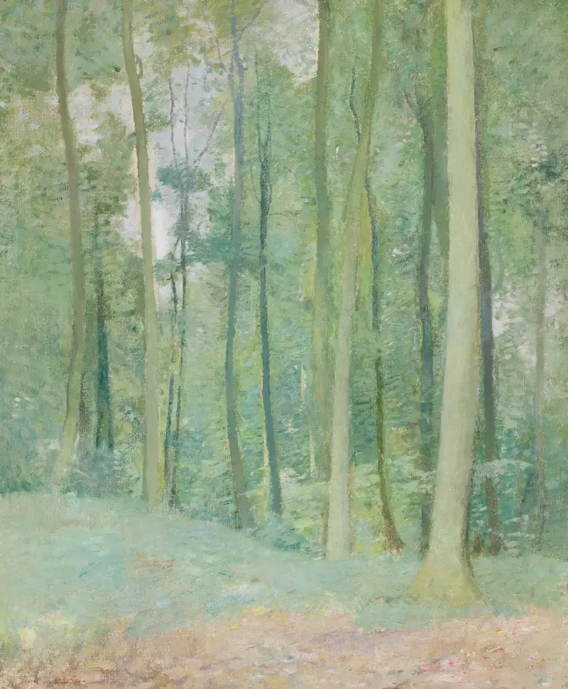 Leśny krajobraz, Emil Carlsen