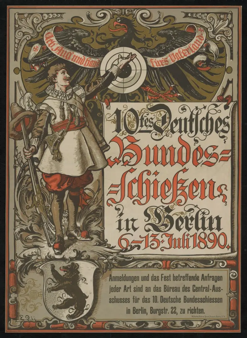 10. Tyska förbundsskjutningen i Berlin av Emil Doepler