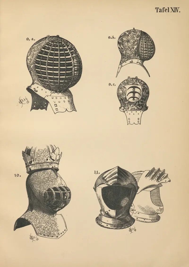 Heraldischer Handbuch fur Freunde der Wappenkunst Pl.13 av Emil Doepler