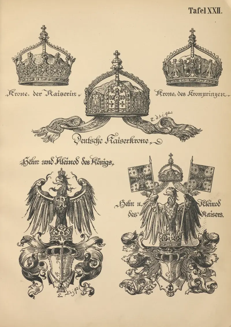 Heraldischer Handbuch fur Freunde der Wappenkunst Pl.21 av Emil Doepler