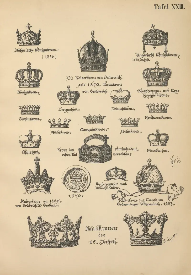 Heraldischer Handbuch fur Freunde der Wappenkunst Pl.22 av Emil Doepler
