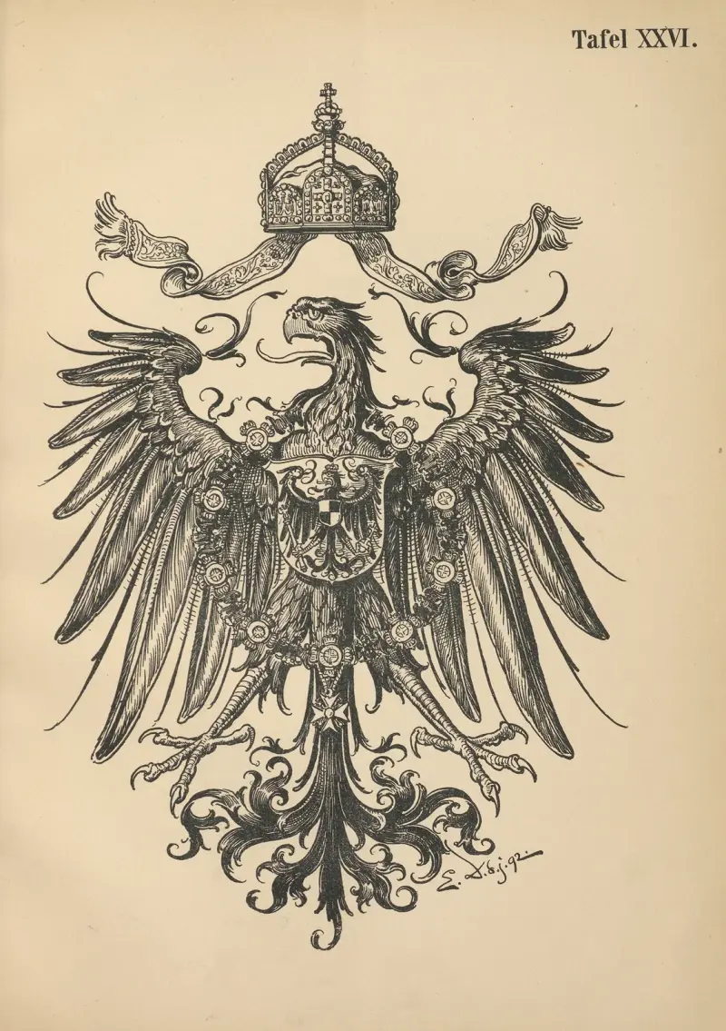Heraldischer Handbuch fur Freunde der Wappenkunst Pl.25 av Emil Doepler