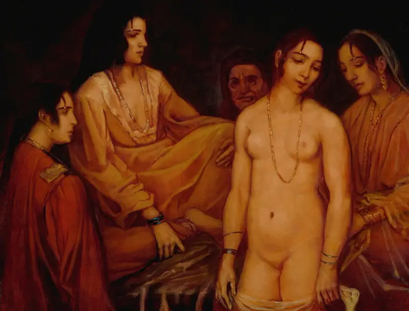 Au Harem av Emile Bernard