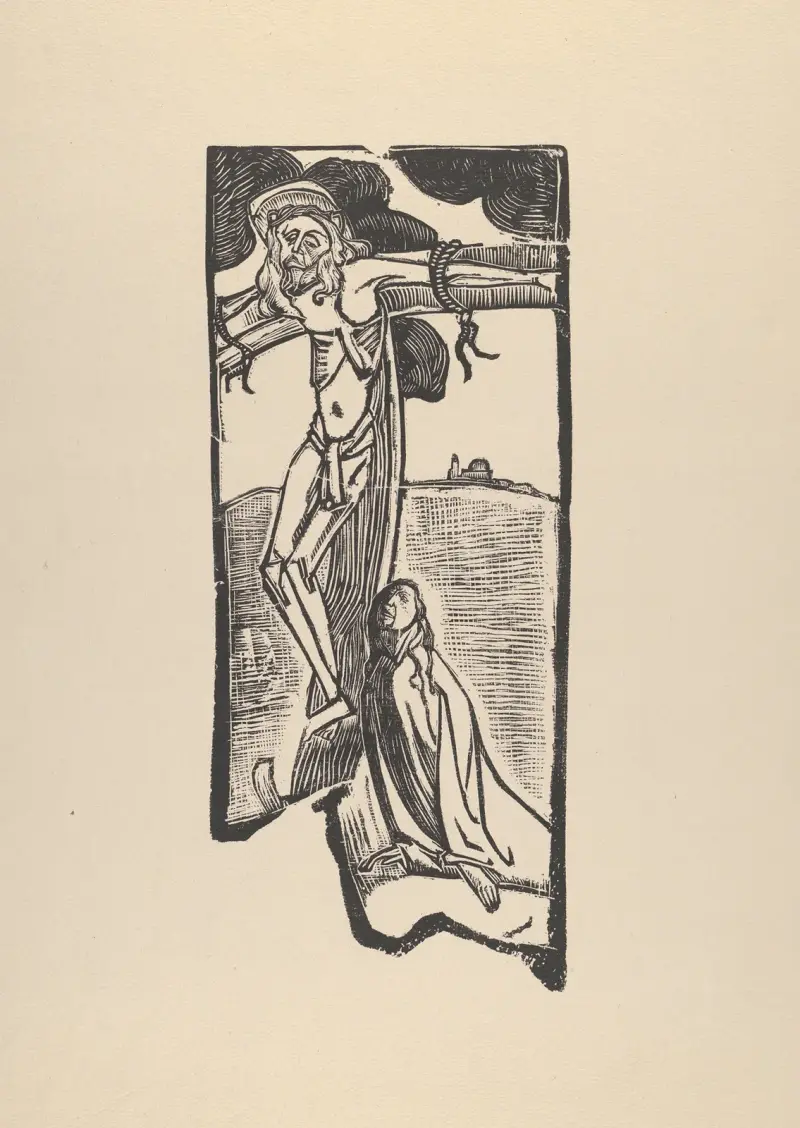 Korsfästelsen av Emile Bernard