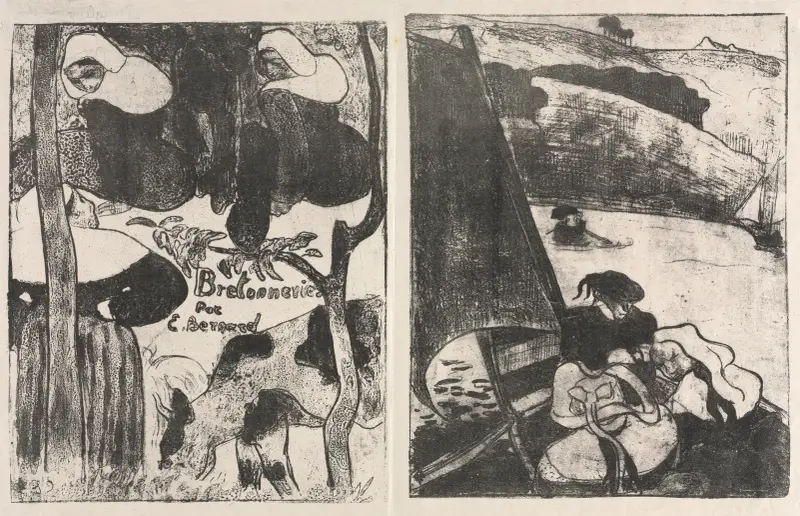 Les Bretonneries av Emile Bernard