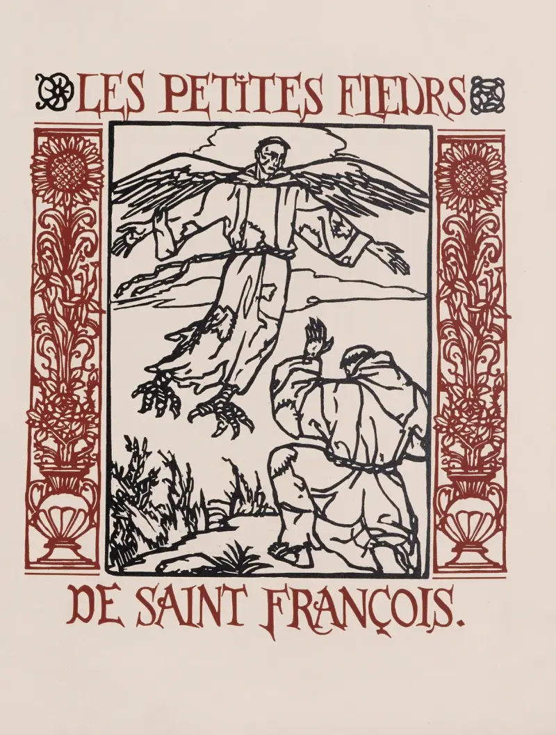 De små blommorna från St François av Antonio Cesari av Emile Bernard