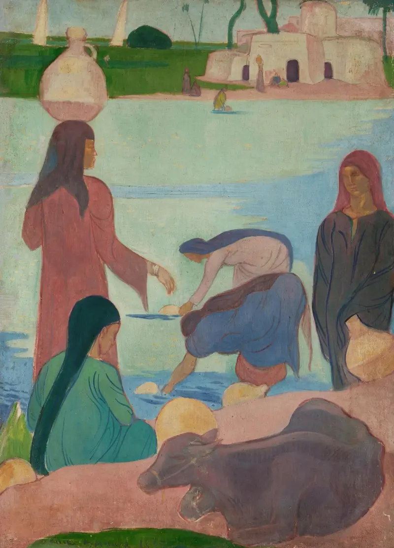 Vattenbärerskorna av Emile Bernard