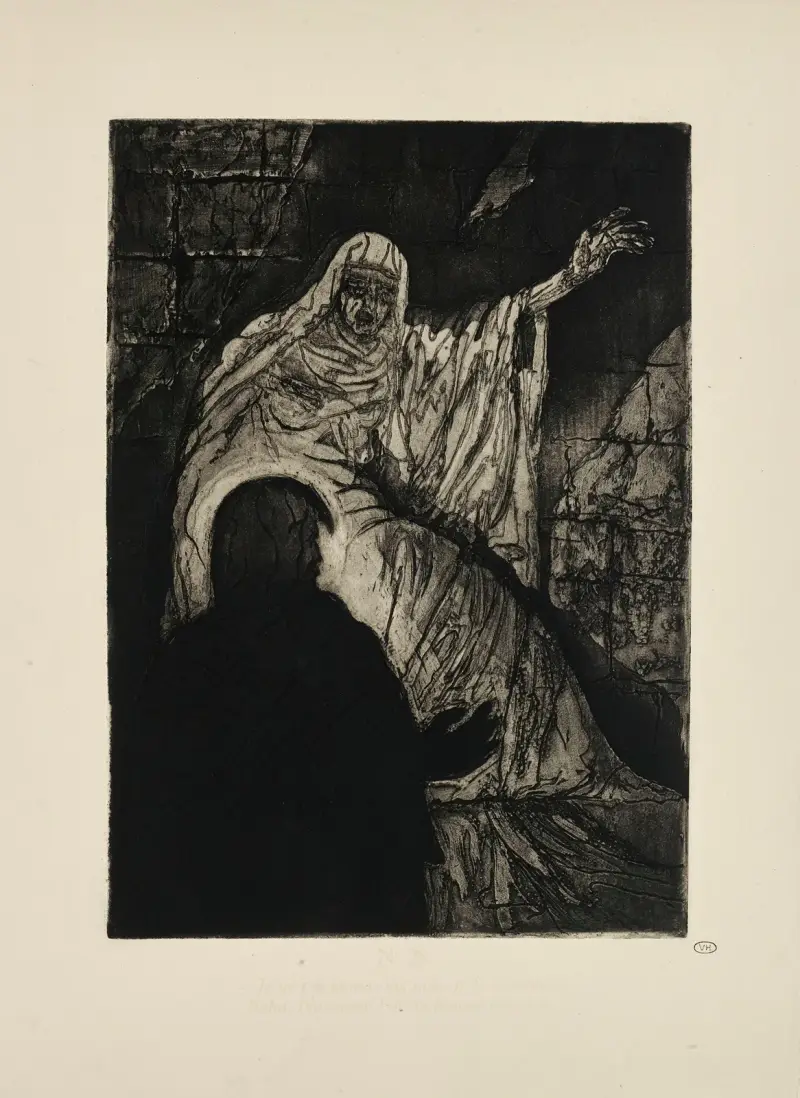 Nr. 28 – Ich habe dich nie gesehen, aber ich erkenne dich. Sei gegrüßt, Nazarener, sagt die verstörte Frau von Emile Bernard