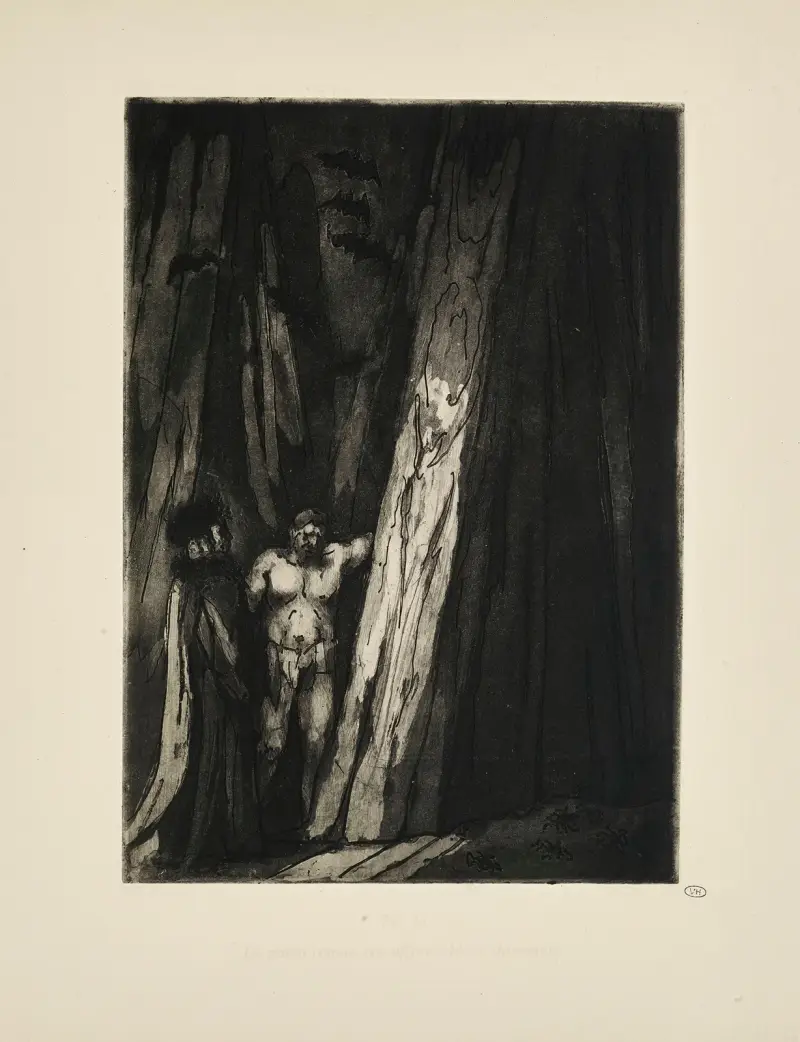 N° 31 – Le païen remua ces affreux blocs dormants av Emile Bernard