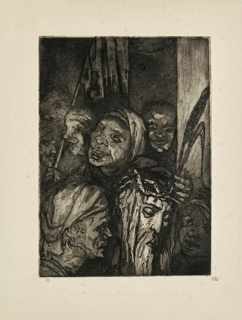 N° 36 – Et les valets souffletaient Jésus-Christ av Emile Bernard
