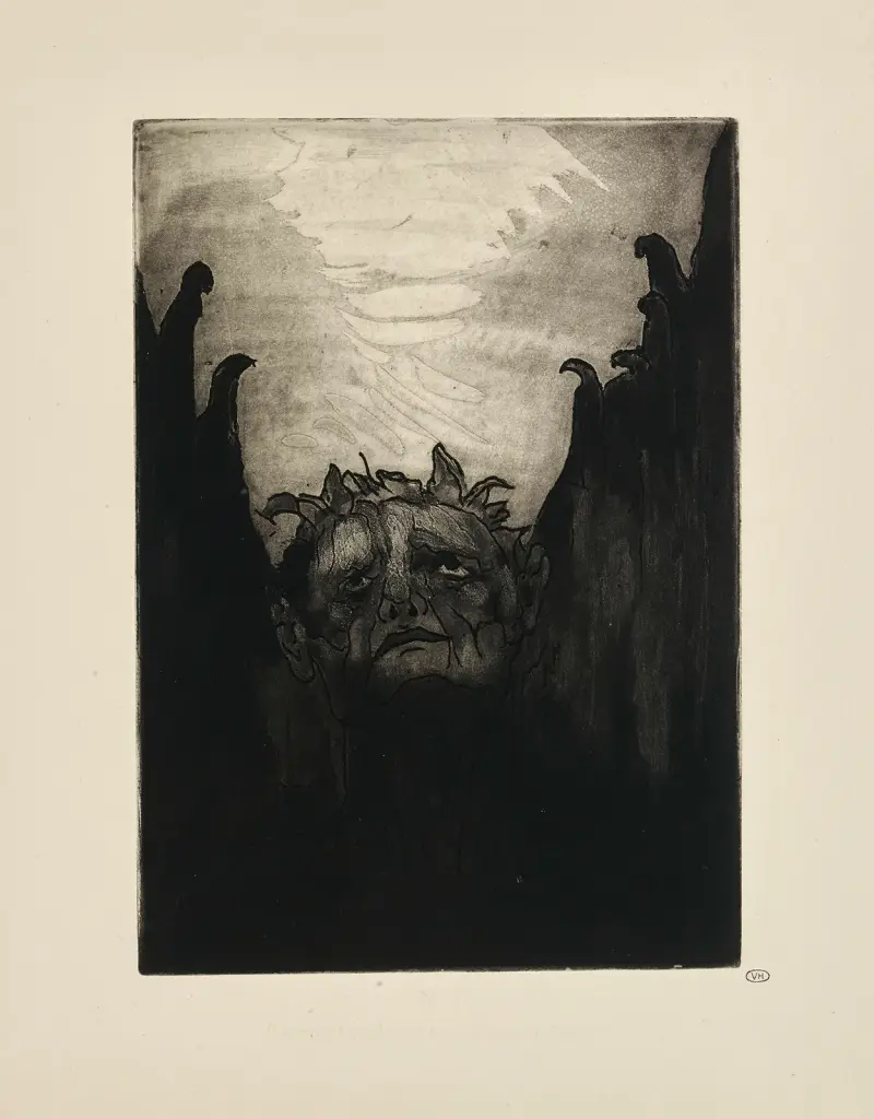 N° 4 – Er begriff, dass er der Schiffbrüchige der Finsternis war von Emile Bernard