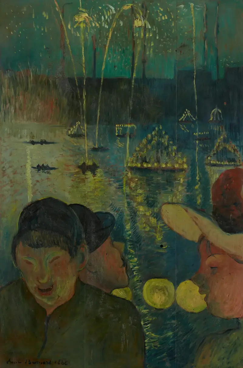 Nattfestival av Emile Bernard