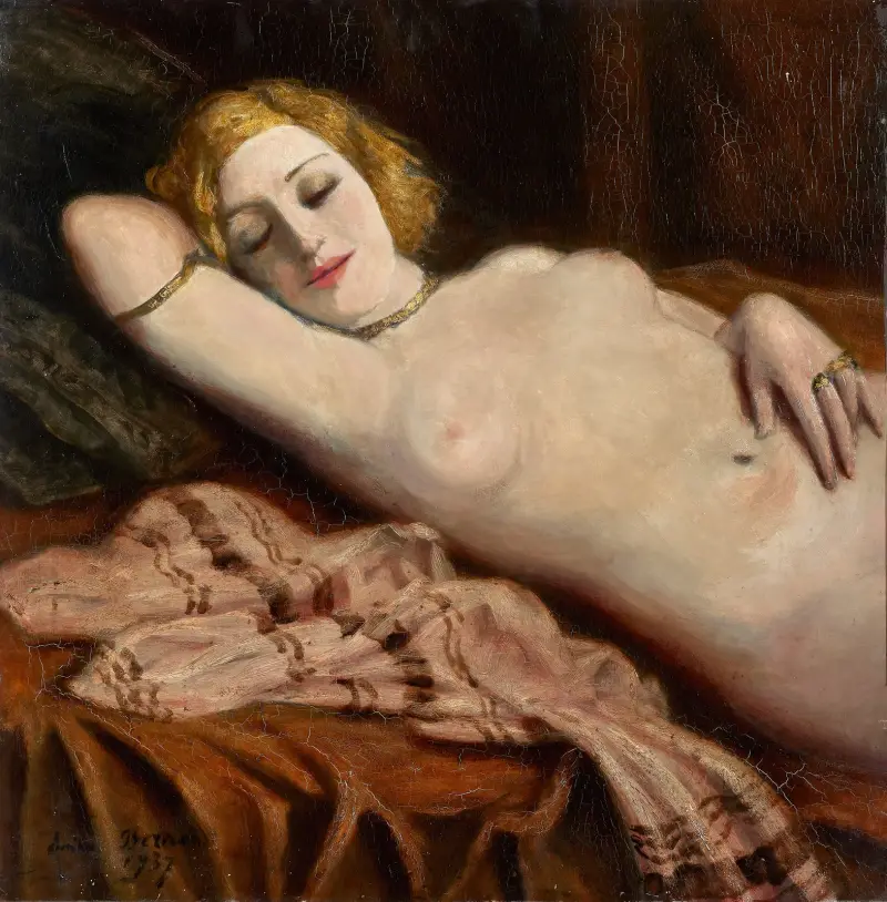 Odalisque av Emile Bernard