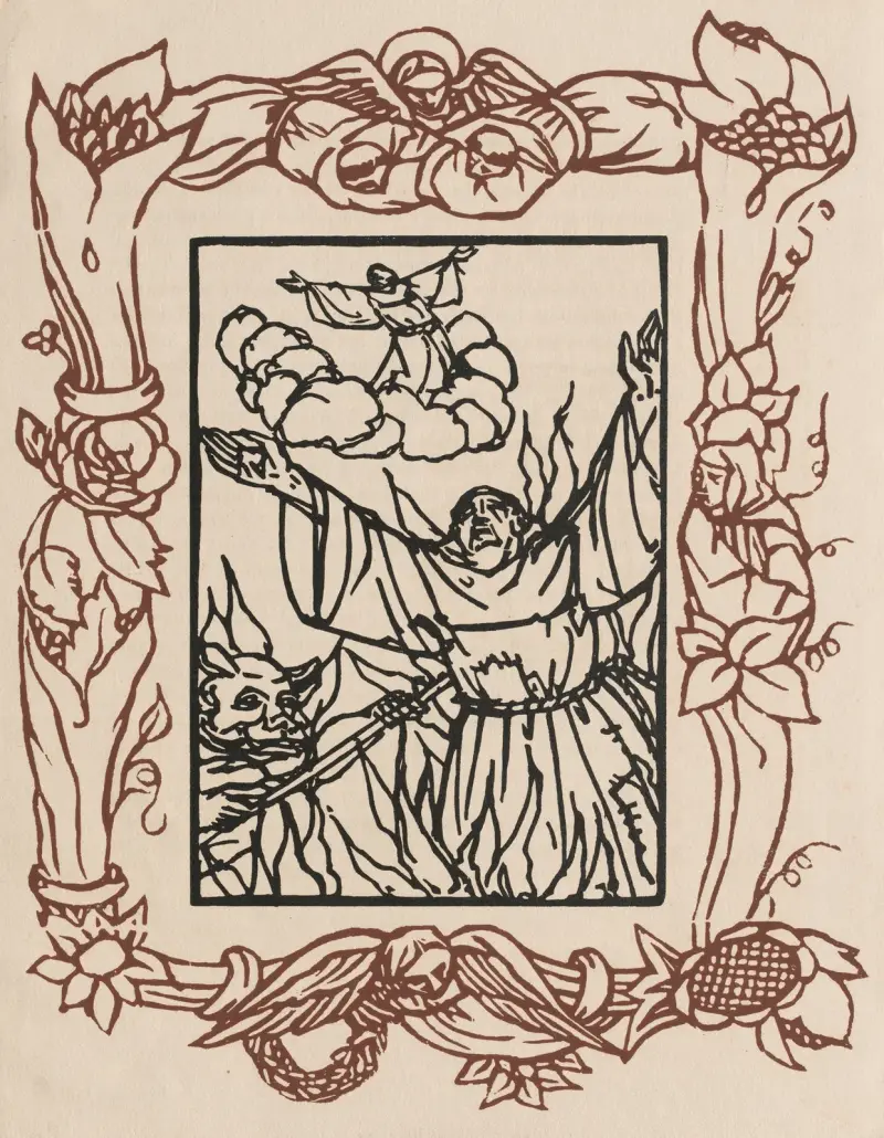 Små blommor från Sankt Franciskus av Emile Bernard