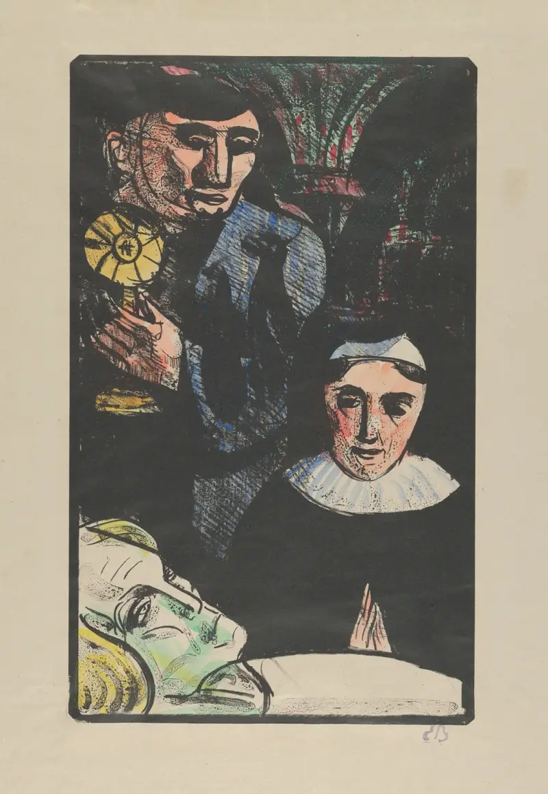 Den gamla kvinnan från Berkeley av Emile Bernard