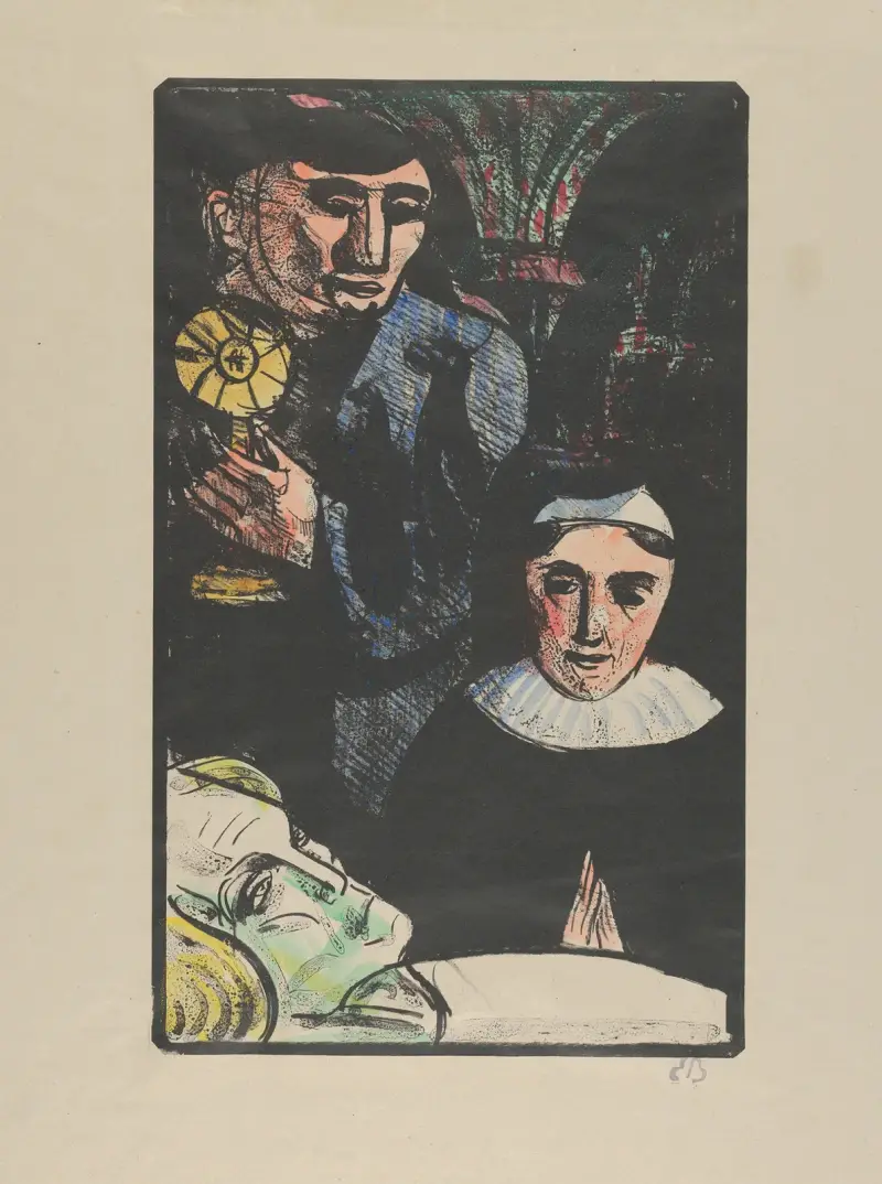 Den gamla kvinnan från Berkeley av Emile Bernard