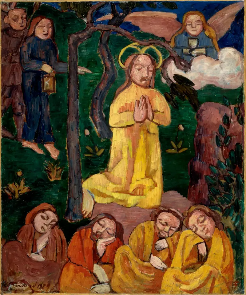 Den gula Kristus av Emile Bernard