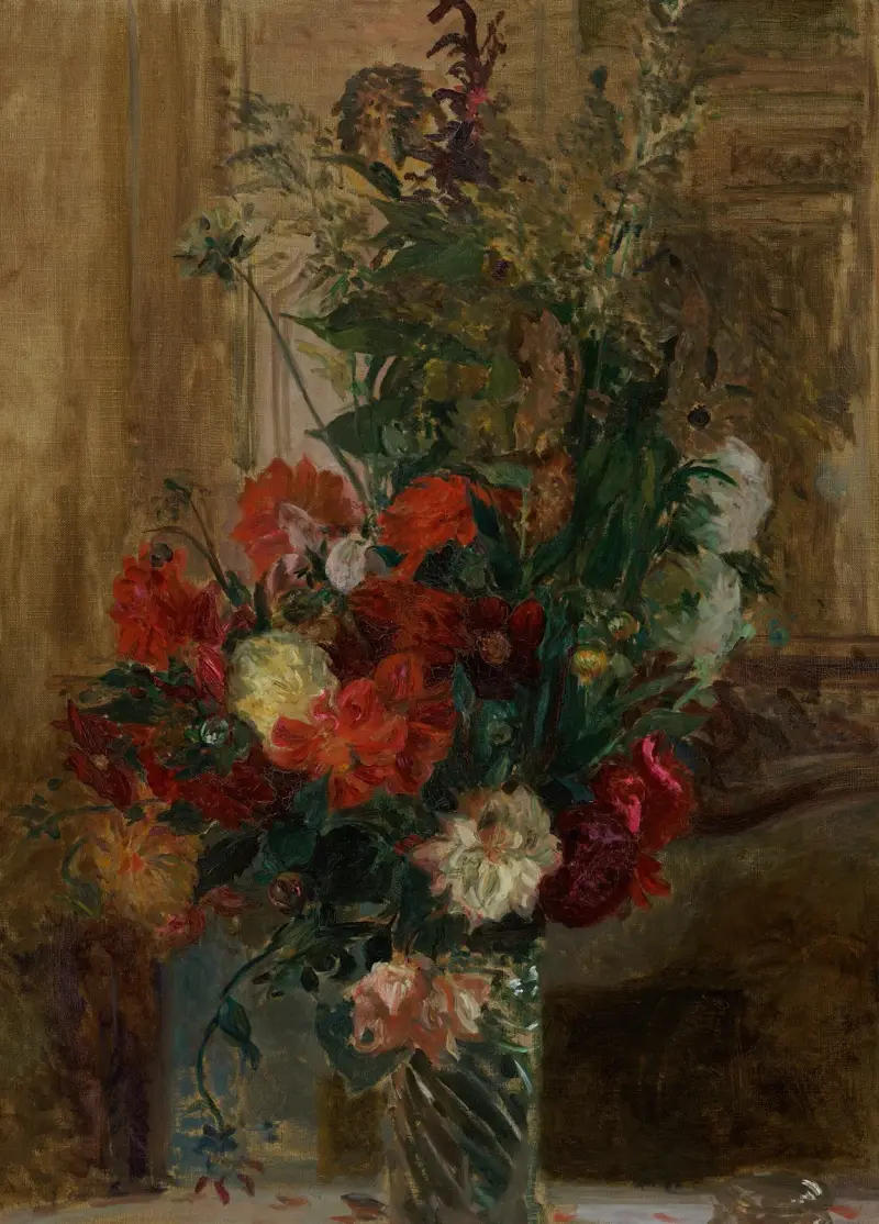 Blomsterbukett av Jacques-Émile Blanche