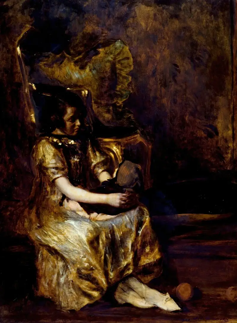 Barnet med dockan av Jacques-Émile Blanche