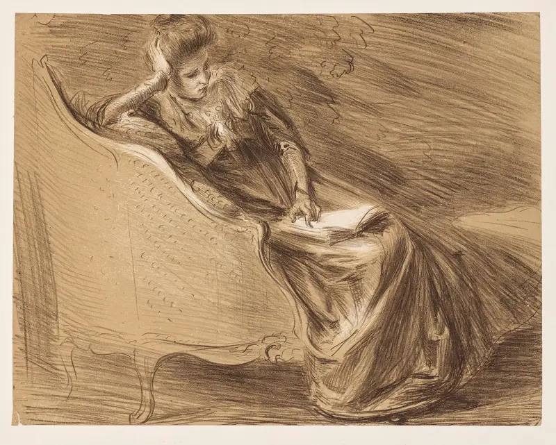 Lucie Esnault von Jacques-Émile Blanche