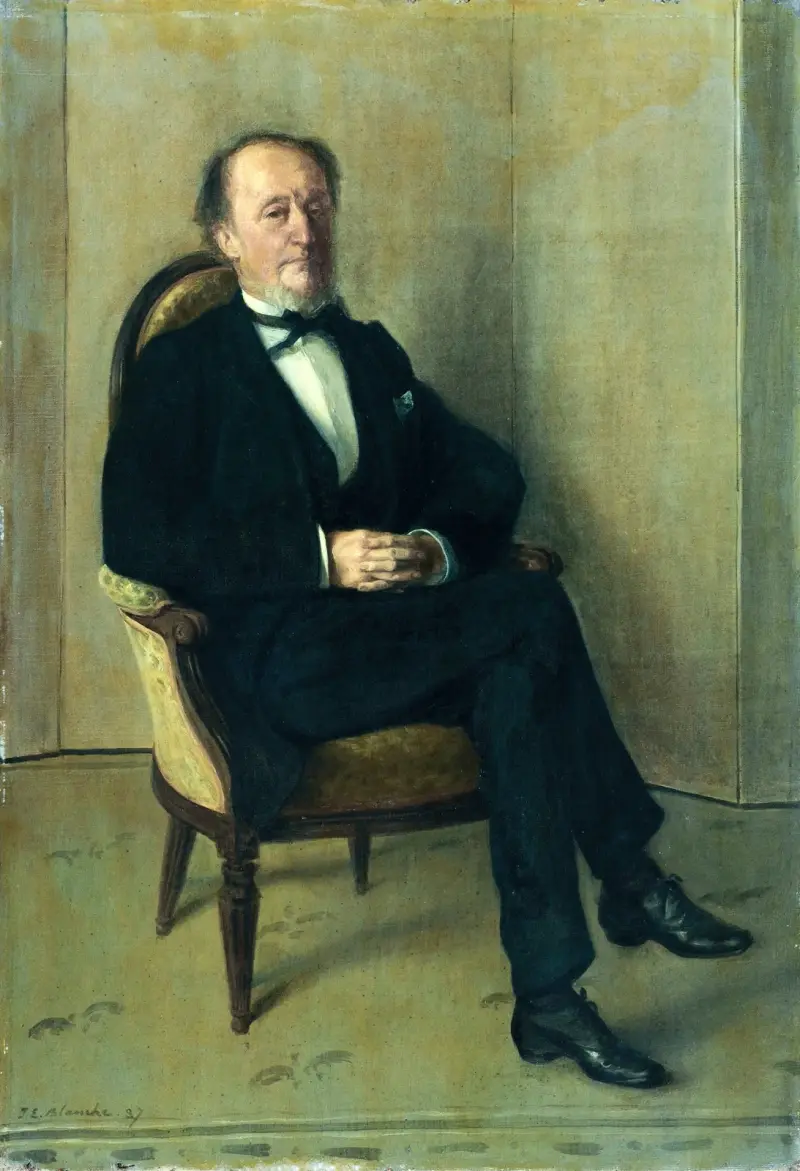 Porträtt av John Lemoine av Jacques-Émile Blanche
