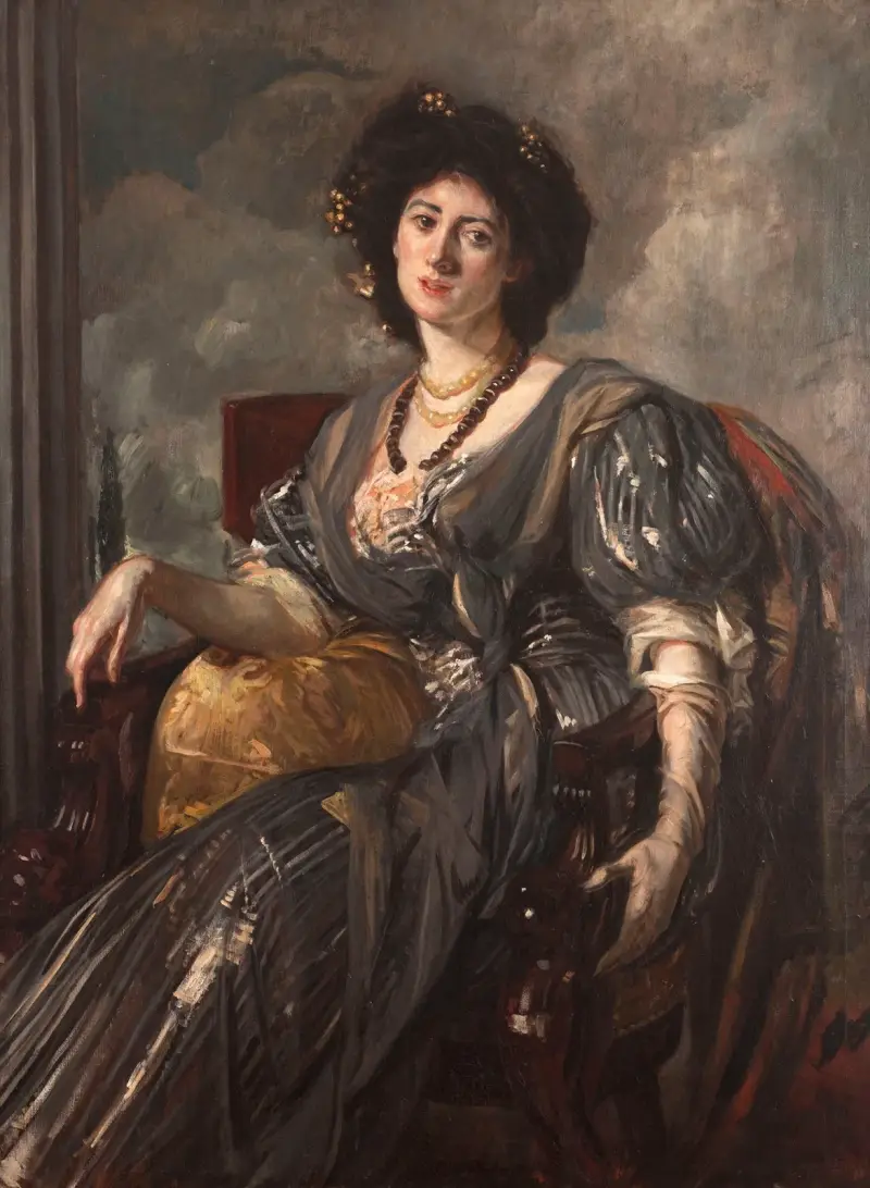 Porträt von Lady Michelham von Jacques-Émile Blanche