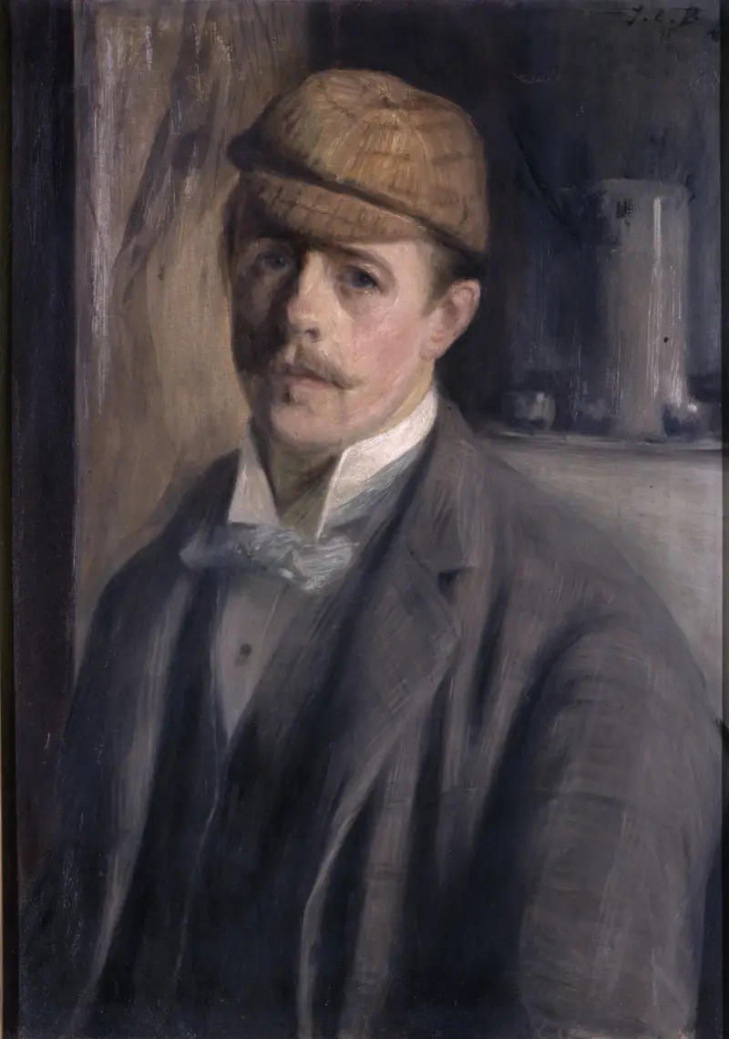 Selbstporträt des Künstlers von Jacques-Émile Blanche