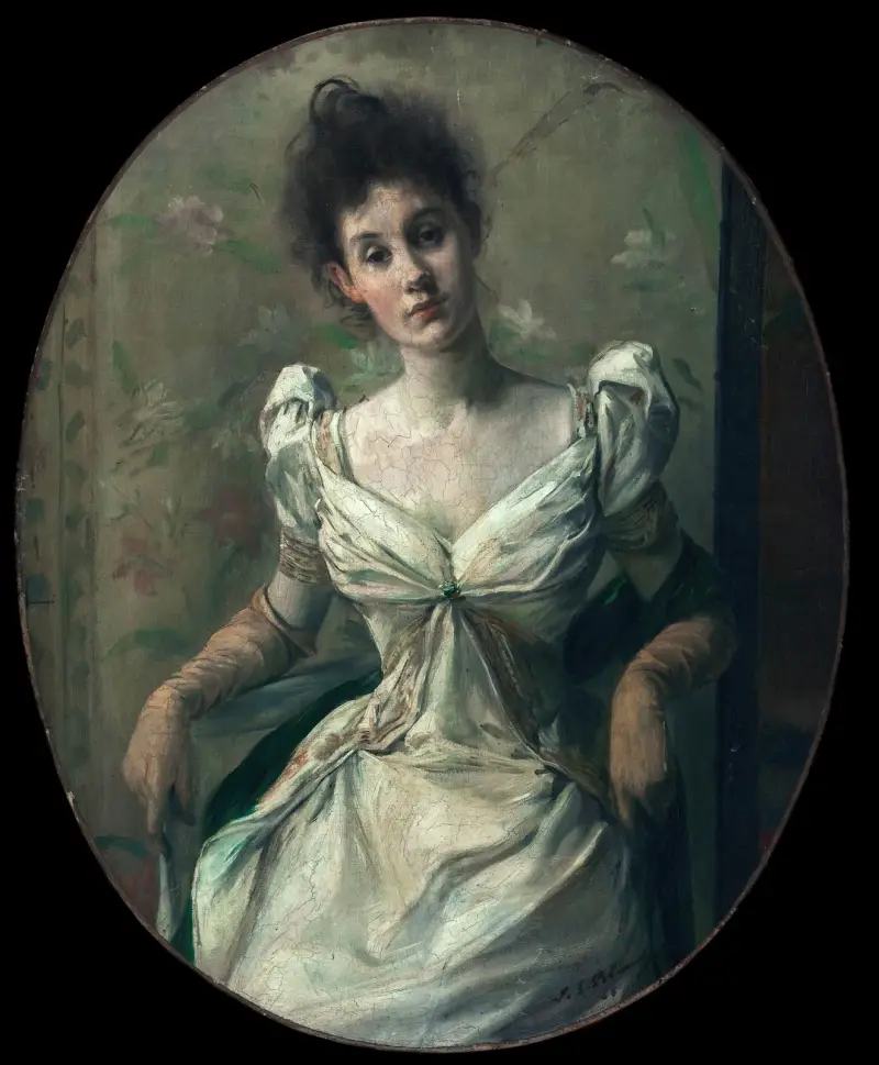Portrait de Madame Abel Hermant av Jacques-Émile Blanche